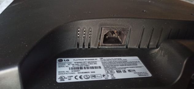 Monitor LG 19" Flatron W 1943 SS Lcd 16/9 - Foto 5