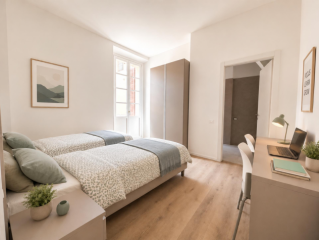 Posto letto + bagno privato e AC [PV_CRD14-4_D2]