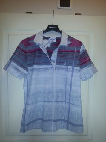 UNA MAGLIETTA POLO NUOVA,UNISEX,ORIGINALE MARCA AUSTRALIAN BY L'ALPINA,VERO MADE