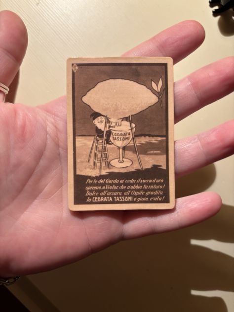 CALAMITA/MAGNETE NUOVA QUASI INTROVABILE DA COLLEZIONE ORIGINALE CEDRATA TASSONI - Foto 2