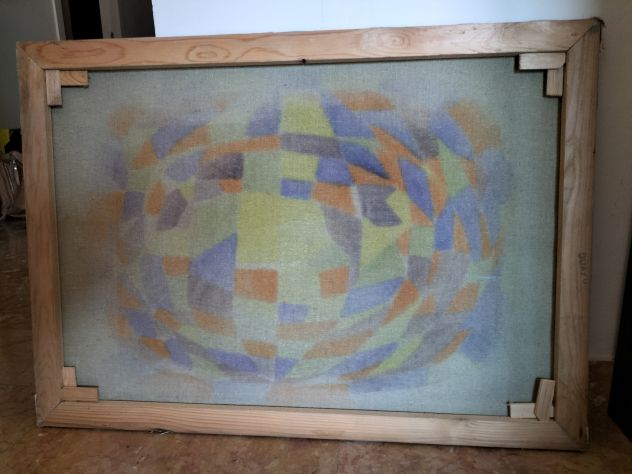 Quadro Sfera Astratta di Natale Autelitano anni 80 - Foto 5