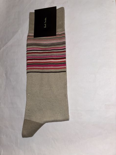 CALZE NUOVE CON CARTELLINO DA UOMO FIRMATE ORIGINALI PAUL SMITH,MADE IN ITALY - Foto 2