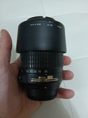 Obiettivo Nikon 55-200 VR stabilizzato - Foto 3