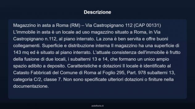 Immobile in asta di 143 m² in vendita a Roma - Foto 3