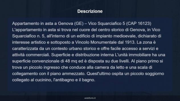 Immobile in asta di 48 m² in vendita a Genova - Foto 7