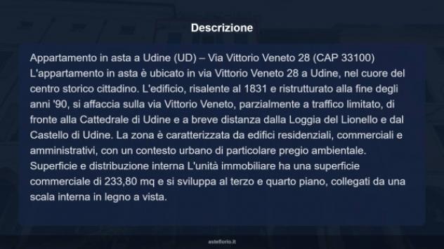 Immobile in asta di 233 m² con più di 5 locali in vendita a Udine - Foto 8