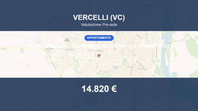 Immobile in asta di 81 m², box auto in vendita a Vercelli