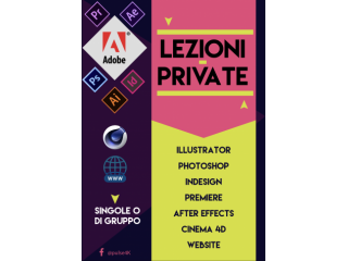 Insegnante impartirsce lezioni di Informatica, AI, Grafica, Web, 3D, Video