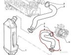 Tubo Silicone Turbina Lancia Kappa 2.4 TD 82489088