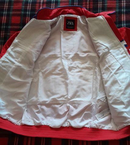zara giacca moto con logo ricamato - Foto 2