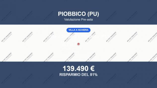 Immobile in asta di 655 m² con più di 5 locali in vendita a Piobbico