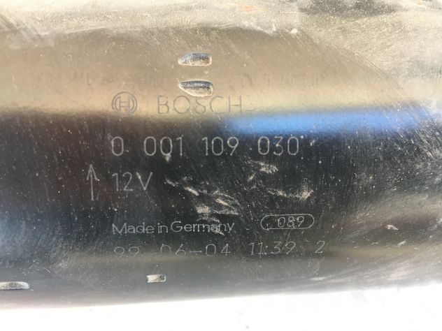Motorino Avviamento BOSCH 0001109030 Fiat Punto 1.9 JTD 2 serie 2001 - Foto 4
