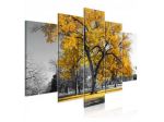 Quadro Alberi Gialli 100x50 E 200x100 ARREDALACASA