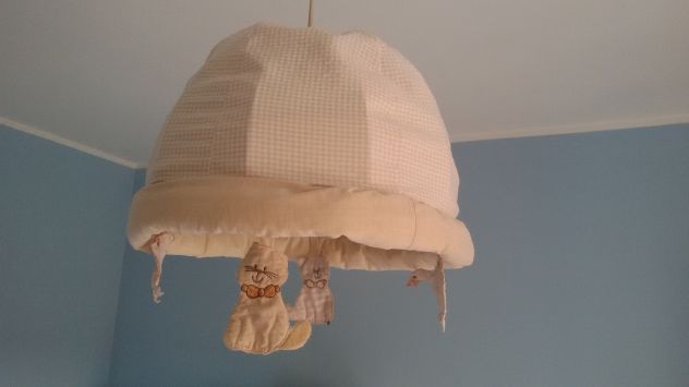 Lampadario cameretta in tessuto