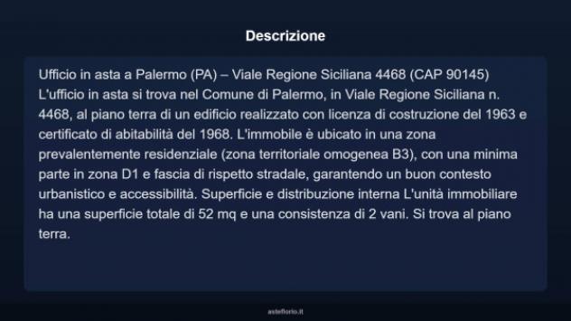 Immobile in asta di 52 m² in vendita a Palermo - Foto 3