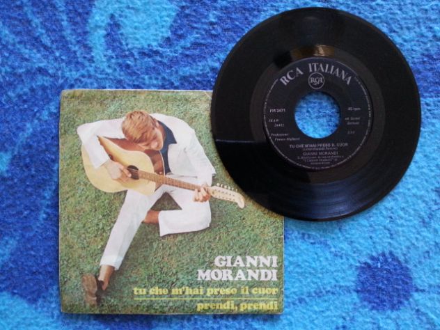 Vecchi 45giri musica artisti anni '60 LOTTO 4 - Foto 3