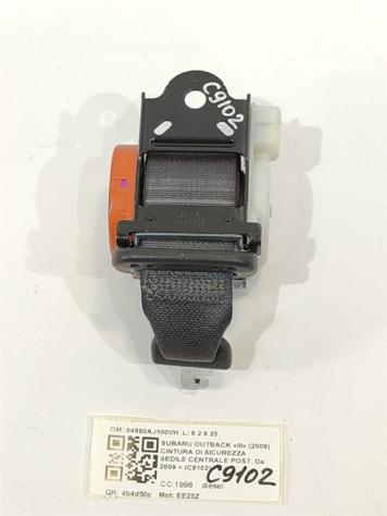 CINTURA DI SICUREZZA POSTERIORE CENTRALE SUBARU Outback Serie 64680AJ100VH EE20Z (0915)