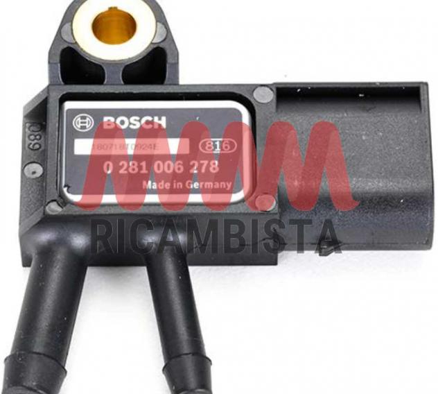 A6429050100 Mercedes sensore Bosch di pressione gas di scarico - Foto 2