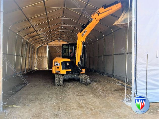 Tendone Agritunnel Industriale 10 x 20 x 5,5 mt linea Titanio 2025 - Foto 2