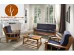 Mobili Rustici Treviso Divani in Legno Prezzi Fabbrica Salotto Completo cod 003
