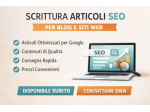 Ciao! Scrivo articoli SEO per il tuo blog o sito web