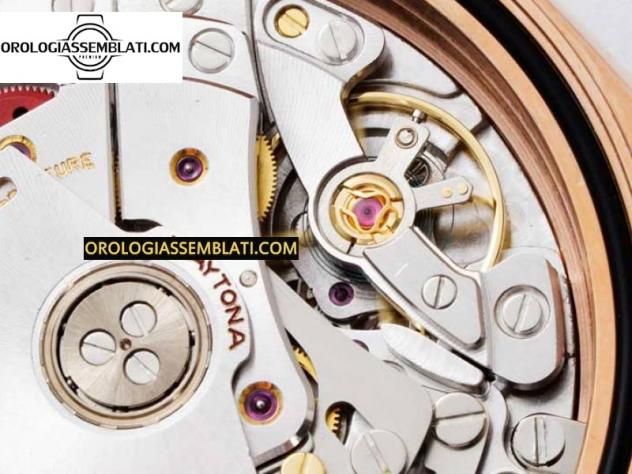 Rolex Replica DAYTONA 116515 1:1 BEST EDITION QUADRANTE CIOCCOLATO INDICATORI LUME SU CINTURINO OYSTERFLEX SA4130 V2 - Foto 6