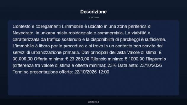 Immobile in asta di 52 m² in vendita a Novedrate - Foto 17