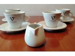 Servizio da tè the cappuccino caffè e porta latte Venturato 9 pz ceramica