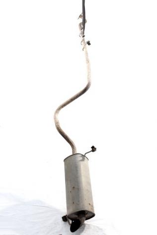 1673788 MARMITTA TUBO DI SCARICO CON SILENZIATORE TERMINALE POSTERIORE FORD FIESTA 1.6 D 70KW 5M 3P (2010) RICAMBIO USATO