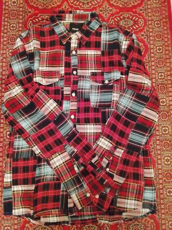 Asos camicia flanella patchwork