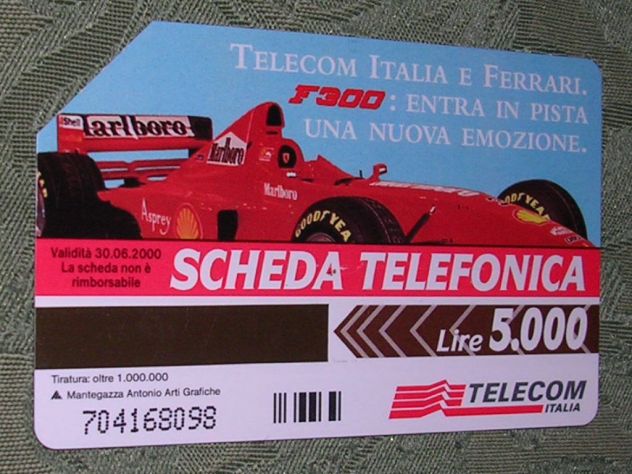 SCHEDA TELEFONICA ITALIA 16U