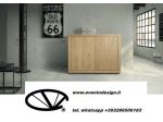 Mobili Rustici In Legno Credenza Moderna 2 Ante in Legno Color Rovere