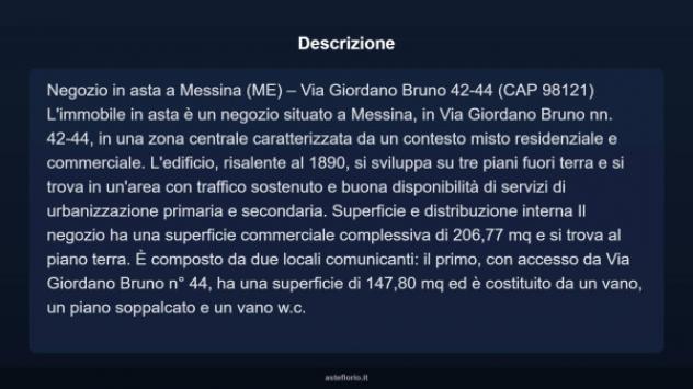 Immobile in asta di 206 m² in vendita a Messina - Foto 3