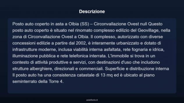Immobile in asta di 13 m² in vendita a Olbia - Foto 4