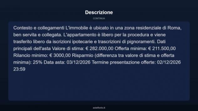 Immobile in asta di 76 m² in vendita a Roma - Foto 8