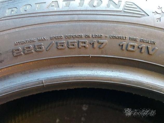 2 gomme 225 55 17 dunlop inv a3867 - Foto 7