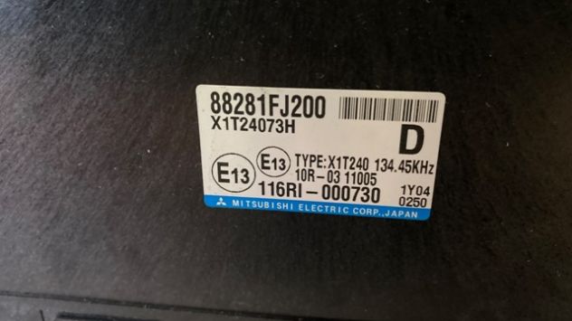 Centralina controllo elettronico Subaru XV del 2012 (88281FJ200) - Foto 2