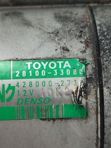 MOTORINO D' AVVIAMENTO TOYOTA Auris Serie (E150) 28100-33080 1NDTV diesel 1364 (0712) - Foto 6