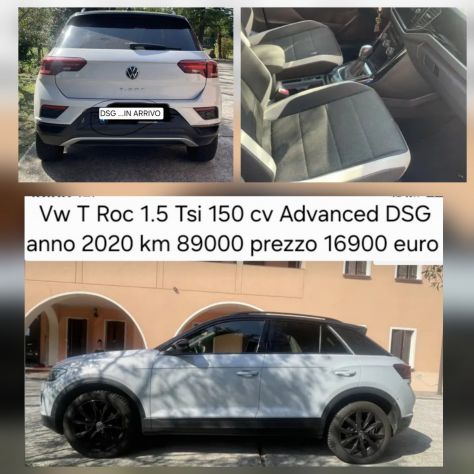 Vw T Roc 1.5 Tsi 150cv Advenced cambio DSG finanziabile senza anticipo