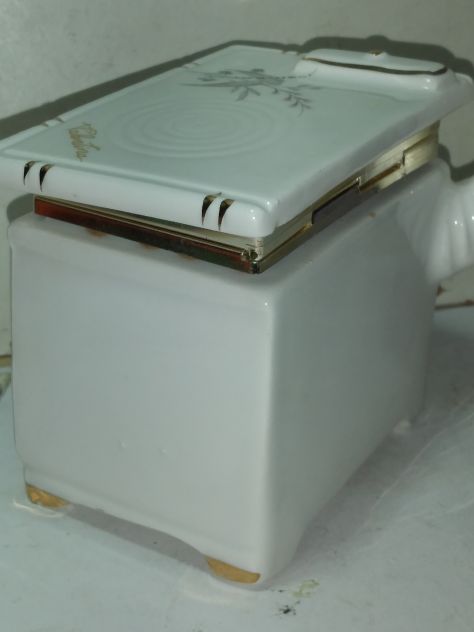 COFANETTO IN CERAMICA ARTISTICA RF FILETTATAORO ZECCHINO VINTAGE - Foto 3