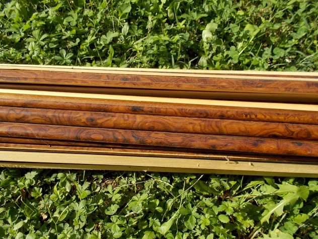 Aste cornici in legno finitura radica - Foto 2