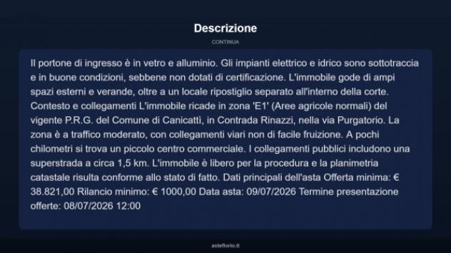 Immobile in asta di 262 m² con più di 5 locali in vendita a Canicattì - Foto 12