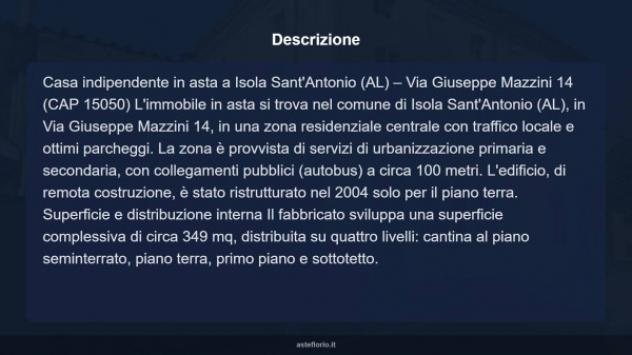 Immobile in asta di 349 m², box auto in vendita a Isola Sant'Antonio - Foto 15