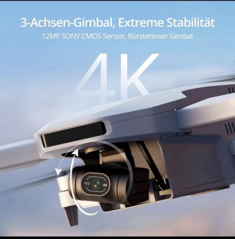 VENDO DRONE POTENSIC ATOM COMBO 4K GIMBAL 3 ASSI - Foto 2