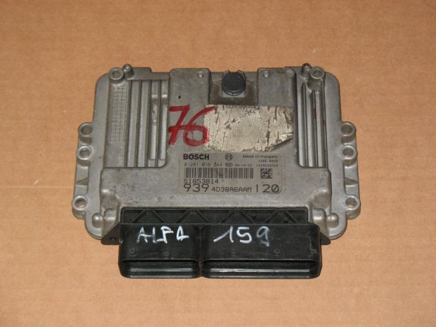 0281016244 ECU ALFA 159 0281016244 51853814 EDC16C39-6.65 939 4D38A6AAM 120