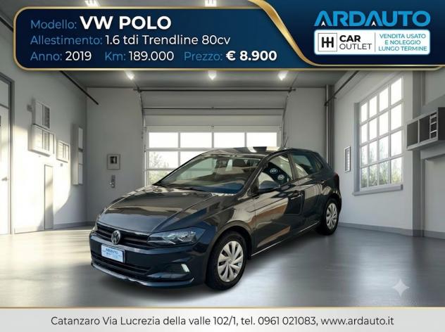 Vw Polo 1.6 Tdi Trendline 80 cv