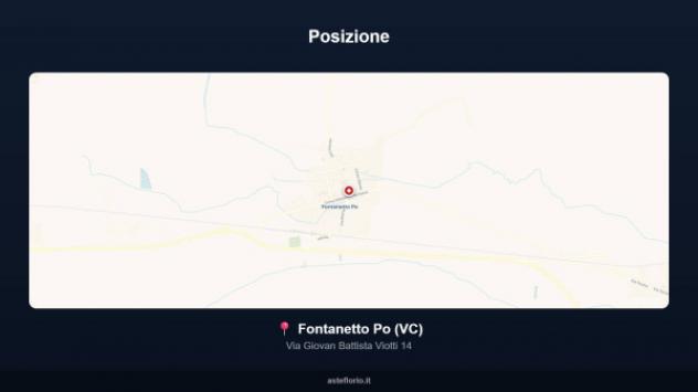 Immobile in asta di 224 m² con più di 5 locali in vendita a Fontanetto Po - Foto 18