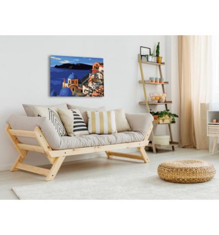 Quadro Fai Da Te 60x40 Cm. Santorini ARREDALACASA Spedizione Gratis - Foto 2
