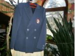 Giacca sartoriale misto lana per bambino 12 anni anni '70