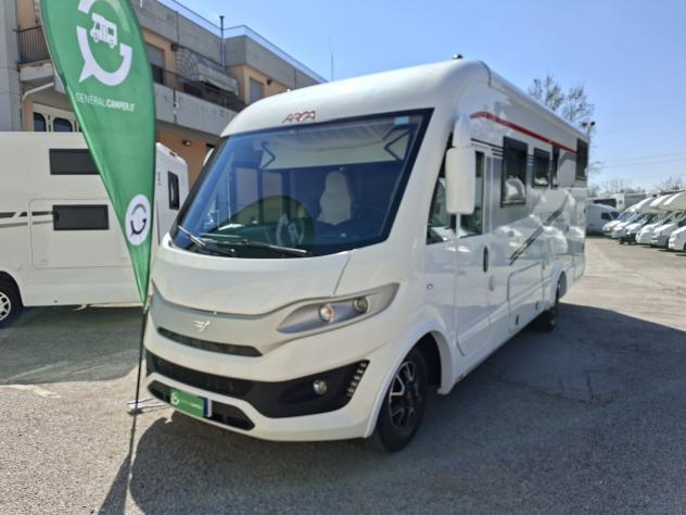 MOTORHOME ARCA DUCATO SEMIDINETTE LETTO MATRIMONIALE GARAGE BASCULANTE CLIMATIZZATOREFOTOVOLTAICO ALKO CAMPEGGIO CAMPER USATI GENERALI 1567 - Foto 2